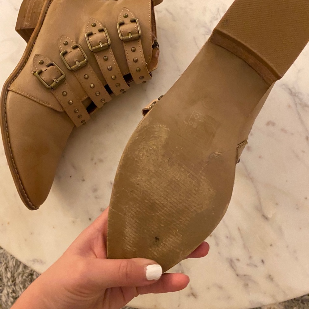 Tan Booties - Picture 3 of 5